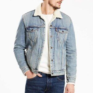 Levi's‎ Type III Sherpa Trucker Jacket Men's Size Small